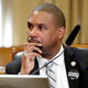 Supervisor Shamann Walton during a board meeting on Tuesday, June 4, 2019, in San Francisco, Calif. The Board of Supervisors voted to shut down juvenile hall by the end of 2021. Supervisor Walton co-sponsored the measure with Supervisor Hillary Ronen. Supervisor Walton wears a button that reads #SchoolsNotPrison.